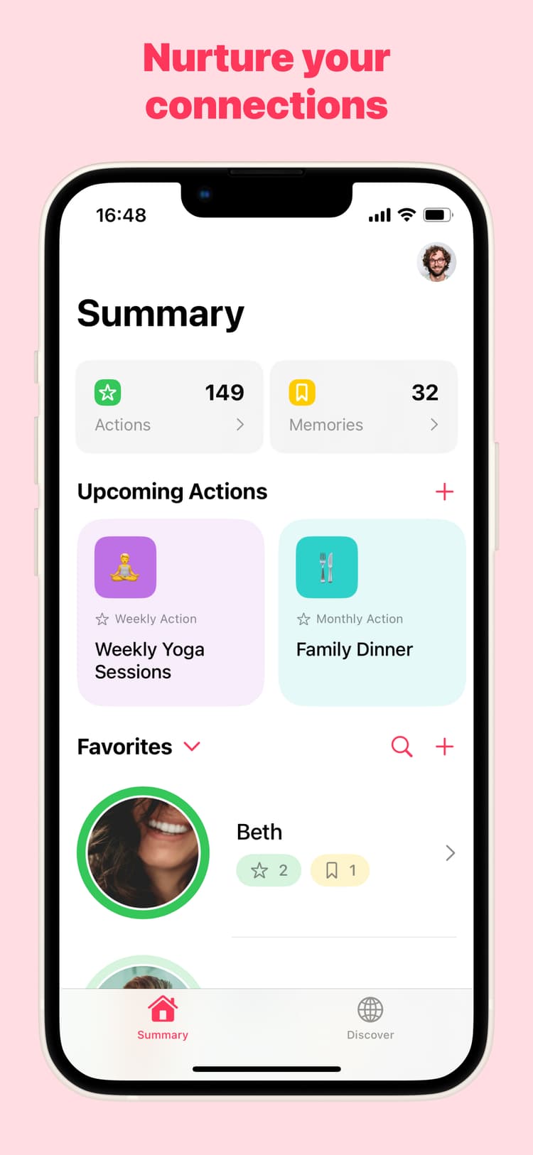 Kindest – Relationship Tracker screenshot 2