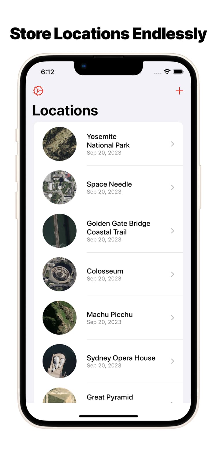 Locations – Travel Tracker screenshot 3